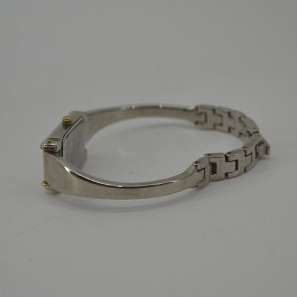 Vtg Anne Klein II White Face Silver Grandmacore Watch Analog - Picture 3 of 12